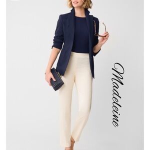 Women’s Plus Size Cream Tapered Leg Pants